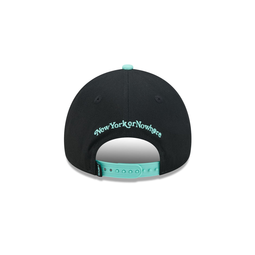New York or Nowhere x New York Liberty Black 9FORTY A-Frame Snapback Hat