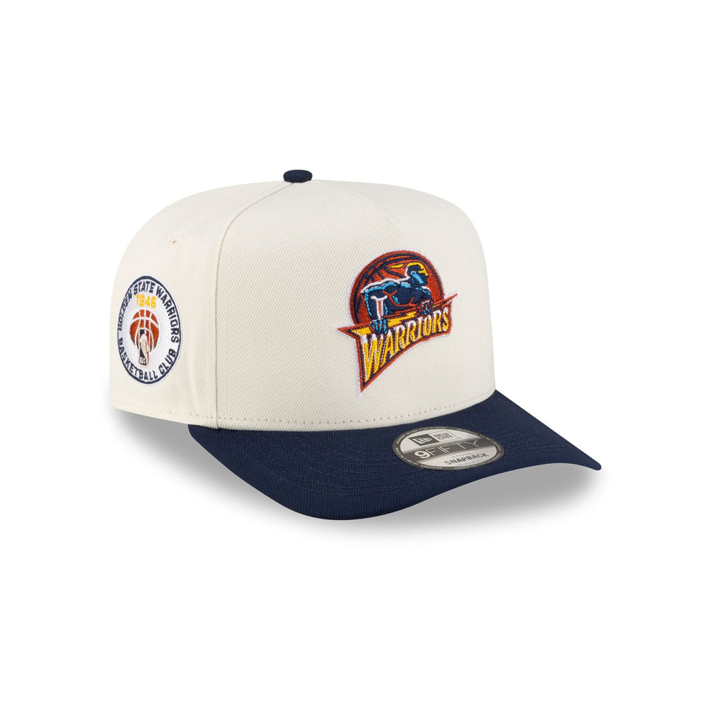 Golden State Warriors 1997-2010 Hardwood Classics Express Chrome White 9FIFTY A-Frame Snapback Hat