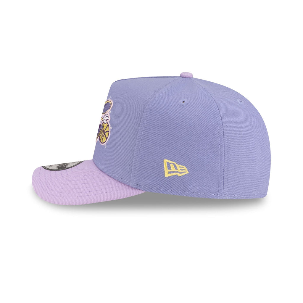 Charlotte Hornets Hardwood Classics Lavender Purple 9FIFTY A-Frame Snapback Hat