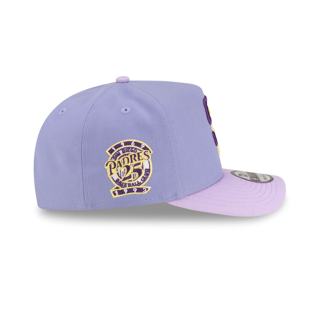 San Diego Padres Lavender 9FIFTY A-Frame Snapback Hat