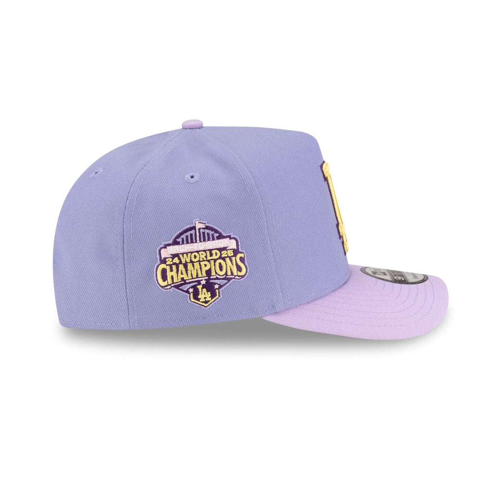 Los Angeles Dodgers Lavender 9FIFTY A-Frame Snapback Hat