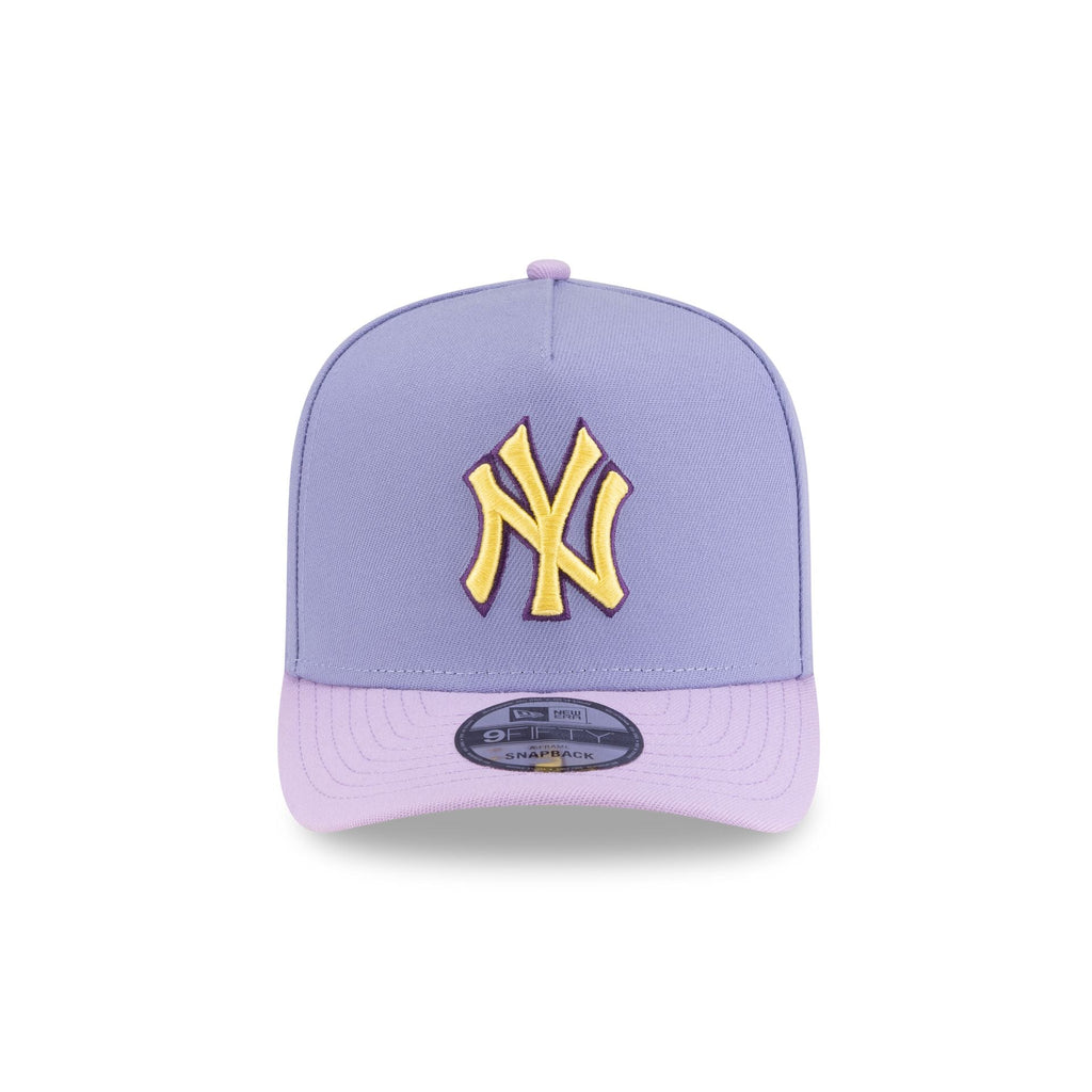 New York Yankees Lavender 9FIFTY A-Frame Snapback Hat