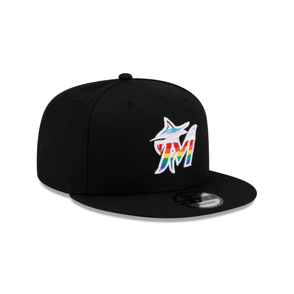 Miami Marlins Pride 9FIFTY Snapback Hat