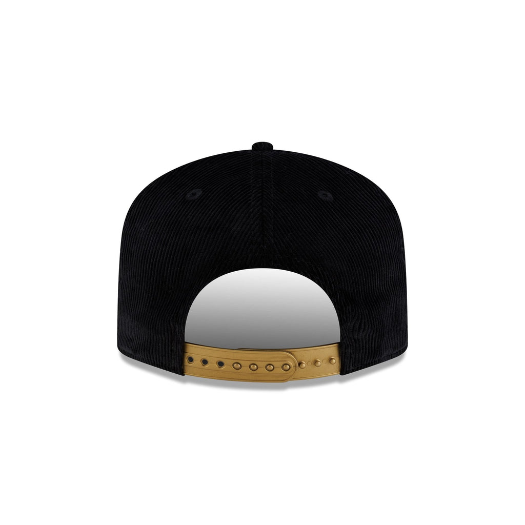 Chicago Bulls 1998 Finals Black & Gold Corduroy 19TWENTY Adjustable Hat