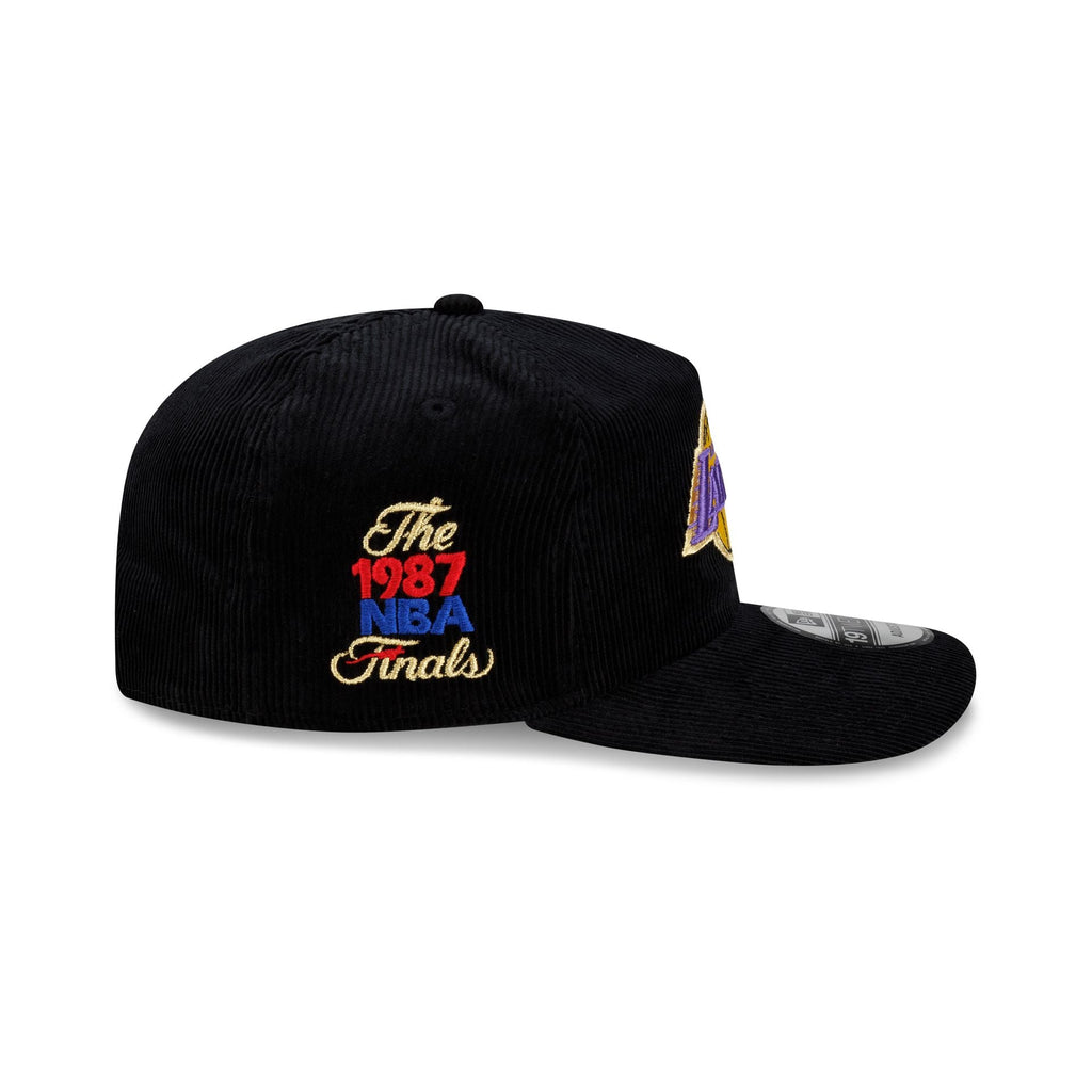 Los Angeles Lakers 1987 Finals Black & Gold Corduroy 19TWENTY Adjustable Hat