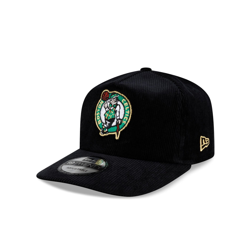 Boston Celtics 1986 Finals Black & Gold Corduroy 19TWENTY Adjustable Hat
