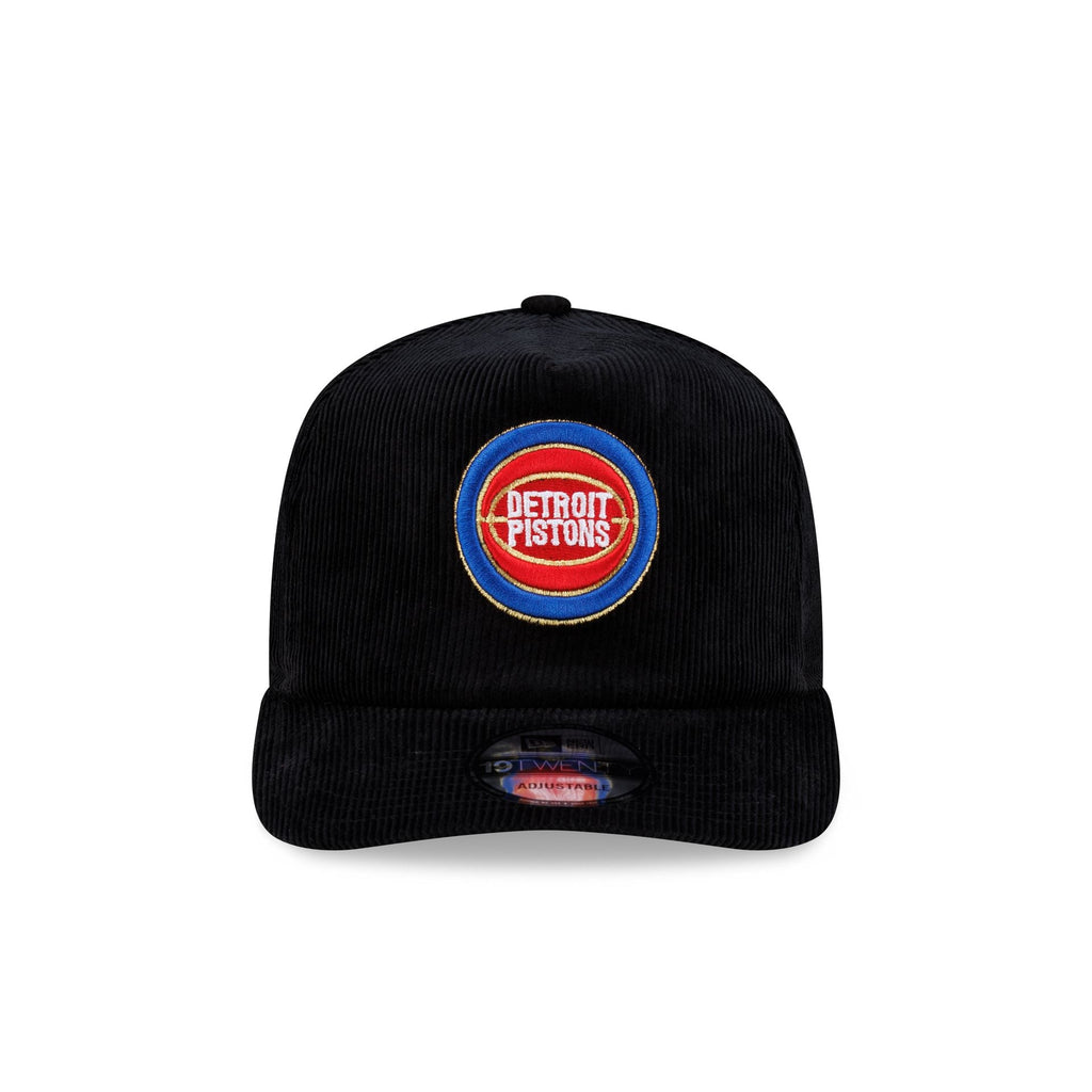 Detroit Pistons 1989 Finals Black & Gold Corduroy 19TWENTY Adjustable Hat