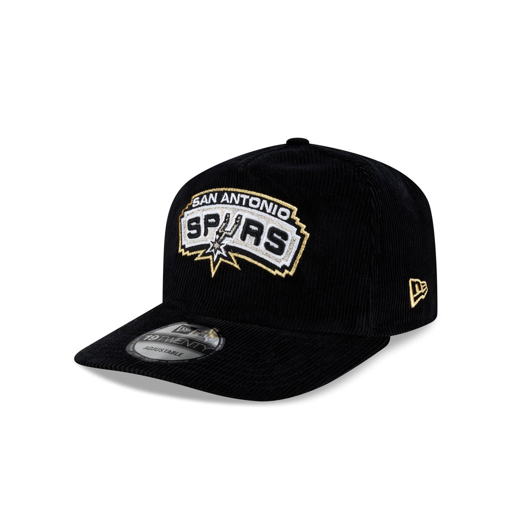 San Antonio Spurs 2003 Finals Black & Gold Corduroy 19TWENTY Adjustable Hat