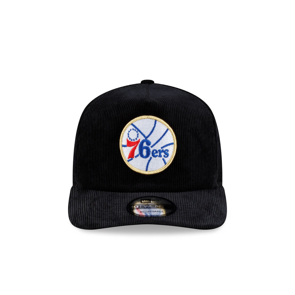 Philadelphia 76ers 1983 Finals Black & Gold Corduroy 19TWENTY Adjustable Hat